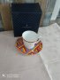 Чаша и чинийка за чай -оригинален костен порцелан (Валентин Юдашкин) , снимка 1 - Чаши - 41587019