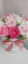 Бокс с изкуствени рози , снимка 2