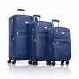 Комплект текстилни куфари 3 в 1 (20″, 24″, 28″) с 4 двойни колела и разширител, снимка 1