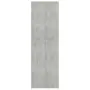 vidaXL Офис шкаф, бетонно сив, 60x32x190 см, инженерно дърво, снимка 6