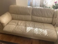 Продавам холна гарнитура естествена кожа, снимка 2