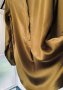 Красива копринена блуза ELÉGANCE цвят горчица, снимка 11