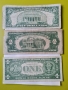 USA 🇺🇸 СЕТ ОТ 3 БАНКНОТИ $ 5 1934# $2 1928 и $1 1957, снимка 2