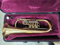 Schmidtco B-Flat Flugelhorn 3RV - Професионална Б Флигорна с твърд куфар /Made in Germany/, снимка 2