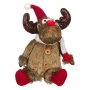 Коледен елен с дървени копчета, 38см, снимка 1 - Декорация за дома - 42718812
