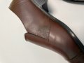 Мъжки официални обувки от естествена кожа - Кафяви - 40, снимка 3