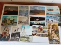 Класьор с пощенски марки и лот картички., снимка 14
