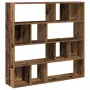 vidaXL Шкаф за книги/разделител на стаи Старо дърво 105x24x102 cm, снимка 1