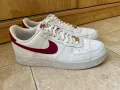 Nike Air Force 1 бял+червен , снимка 1