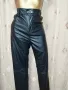 2XL Мъжки ,черен панталон от мека еко кожа, снимка 2