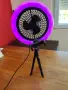 RGB LED лампа, Вентилатор, Трипод, Стойка за телефон, снимка 4