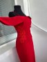 Червена официална рокля, снимка 5