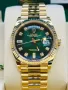 Rolex Day Date President Gold Green , снимка 2