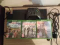 продавам xbox one 500gb с контролер подарък и 4 игри с всички кабели, снимка 2
