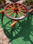 Цветарник от колело на каруца.УНИКАТ.Може само колелото., снимка 8