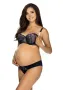 Сутиен за кърмачки в черен и розов цвят 3050 MK Lupoline, снимка 1
