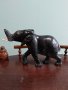 слон от черен мрамор, снимка 1 - Антикварни и старинни предмети - 38657595