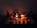 LED светещи селца на MAGIC VILLAGE.с 2 светещи къщички, снимка 3