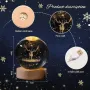 LED Светеща кристална топка/лампа, 3D сензорна - Елен, снимка 9