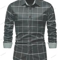 Мъжка елегантна риза с дълъг ръкав, 3цвята - 023, снимка 9 - Ризи - 41387543