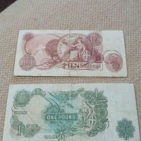 Две банкноти Великобритания, снимка 2 - Нумизматика и бонистика - 39443504