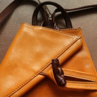 VERA PELLE MADE IN ITALY Genuine Leather Bag раница естествена кожа 16-55, снимка 6 - Раници - 41713319