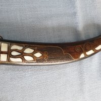 Старинен ритуален нож,кама,кумая,кинжал, снимка 4 - Антикварни и старинни предмети - 39102408