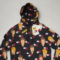 Tommy Hilfiger x Beavis and ButtHead Hoodie оригинално горнище S памук, снимка 2 - Суичъри - 40956996