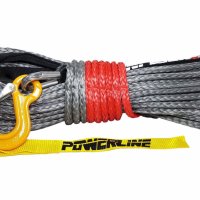 Синтетично въже за лебедки "PowerLine" 28M/8мм,9мм,10мм/ с кука - НОВИ, снимка 1 - Аксесоари и консумативи - 15388849