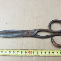 възрожденска кована ножица - абаджийска , снимка 2 - Антикварни и старинни предмети - 35789387