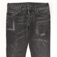 Dsquared 2 Cool Slim LYC Сиви Еластични Дънки Петна от Боя 46 (S) 31х31, снимка 2 - Дънки - 39098357