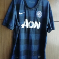 Manchester United Nike оригинална тениска фланелка Манчестър Юнайтед 2013/2014 Away L , снимка 1 - Тениски - 36038620