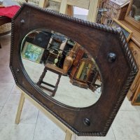 Уникално старо английско антикварно огледало Махагон- Края на 19 век , снимка 4 - Антикварни и старинни предмети - 41744396