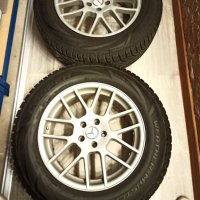 Комплект гуми + джанти 18" Mercedes, снимка 3 - Гуми и джанти - 41282475