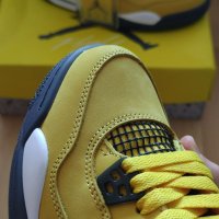 Nike Air Jordan Retro 4 Yellow Lightning Кецове Обувки Маратонки Нови Дамски Размер 39 Номер , снимка 7 - Кецове - 38604246