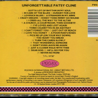 Unforgettable -Patsy Cline, снимка 2 - CD дискове - 36222922