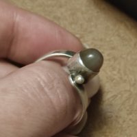 Сребърен пръстен (204), снимка 7 - Пръстени - 44230986