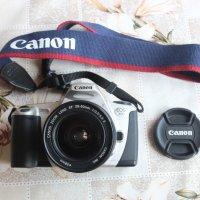 Canon EOS 300 + обектив Canon 28–80 mm f/3.5-5.6 II , снимка 1 - Фотоапарати - 40637300