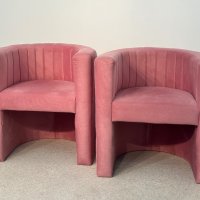Розови плюшени фотьойлчета изработени по поръчка , снимка 5 - Дивани и мека мебел - 44281921