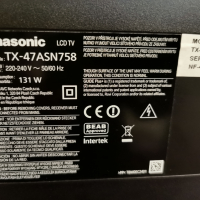 Телевизор Panasonic 47" LED Smart Wi-Fi Full HD 1920x1080, снимка 8 - Телевизори - 44749084