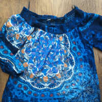 desigual - страхотна дамска блуза КАТО НОВА, снимка 4 - Блузи с дълъг ръкав и пуловери - 36357959