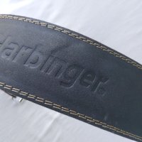 НОВ! Тренировъчен кожен колан Harbinger с подплънка / 10 см ширина, снимка 10 - Спортна екипировка - 41518603