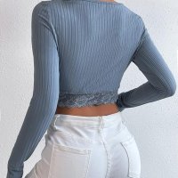 Къса Дамска Блуза, снимка 3 - Блузи с дълъг ръкав и пуловери - 44465997