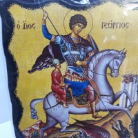 Икона на Свети Георги Победоносец, снимка 4 - Икони - 40527891