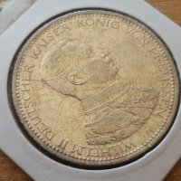 5 марки 1913 А Прусия Германия Рядка Сребърна монета ЩЕМПЕЛ, снимка 6 - Нумизматика и бонистика - 39975558