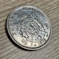 5 франка 1870 г, Франция - сребърна монета No2, снимка 2 - Нумизматика и бонистика - 41755181