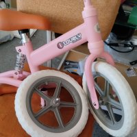 Детско колело за баланс в розово Homcom втора употреба като ново, снимка 2 - Детски велосипеди, триколки и коли - 42052942