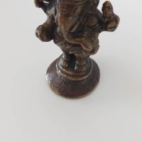Антична месингова статуетка на бог Ганеша, снимка 4 - Антикварни и старинни предмети - 40600613