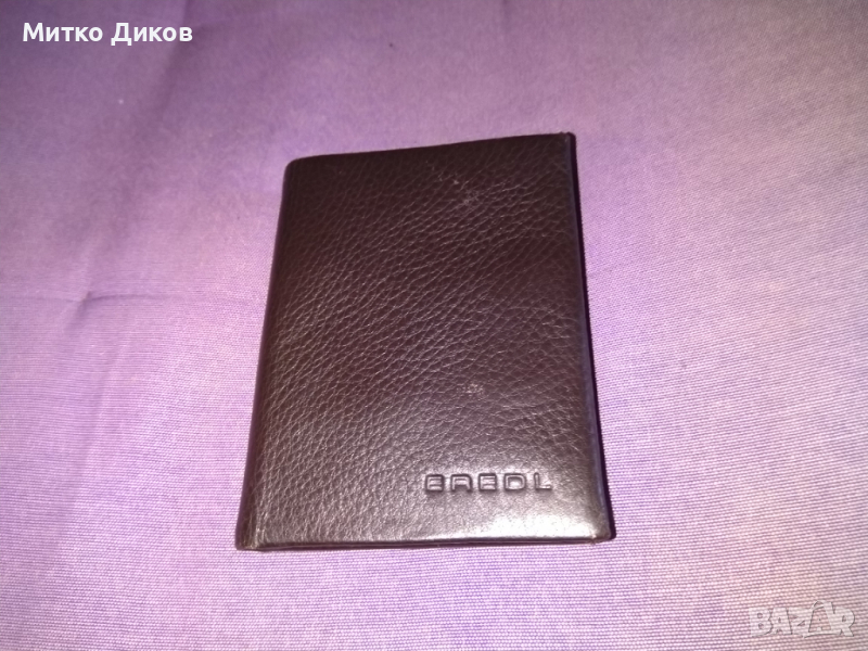 Портфейл EREDL италински телешки бокс ръчна изработка естествена кожа 125х95мм допълнително калъвче, снимка 1