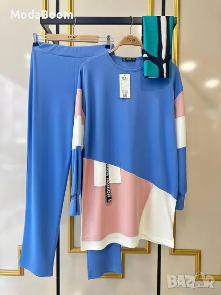 Елегантен комплект от туника и панталон, снимка 1